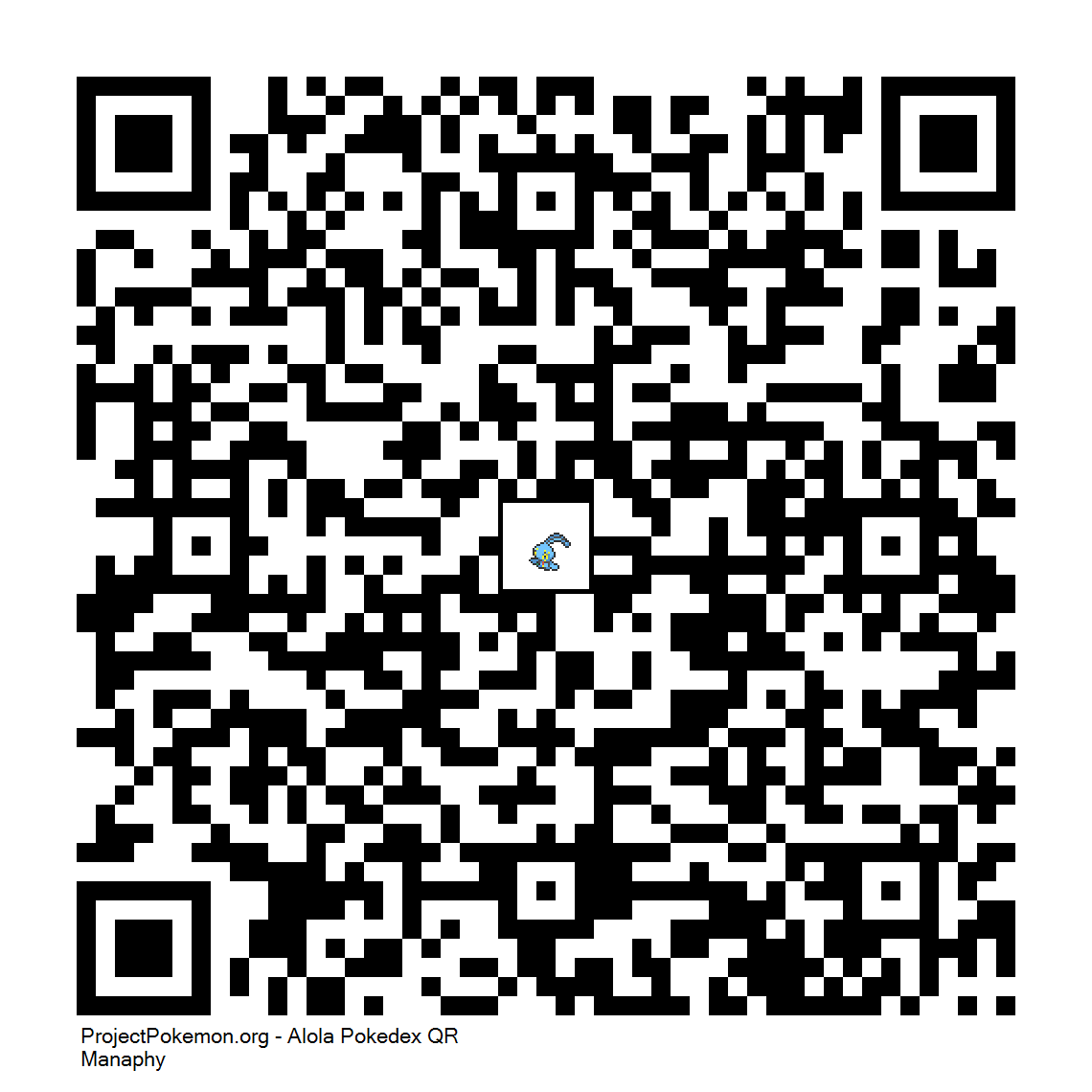 Cdigo QR de Manaphy